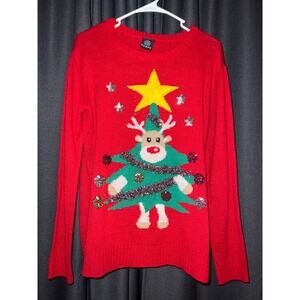 Ugly Christmas Sweater Xmas Size Large